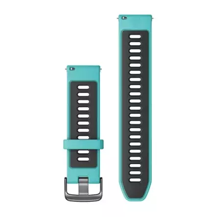 Garmin Quick Release 22mm silikoniranneke vedenvihreä/musta 010-11251-A2 - Garmin rannekkeet - 010-11251-A2 - 2