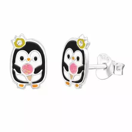 Hopeakorvakorut pingviini ja jäätelö - Hopeakorut - HME502 - 1