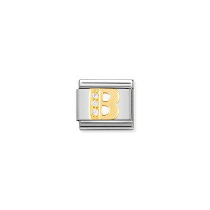 Nomination Classic Gold Zirkonia Aakkoset - Muotikorut - 030301 - 3