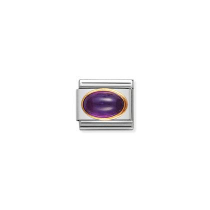 Nomination Classic Oval Stone Ametisti - Muotikorut - 03050402 - 3