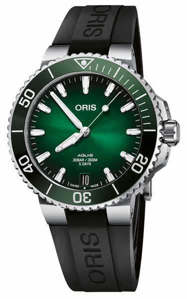 Oris Aquis Date Calibre 400 01 400 7769 4157-07 4 22 74FC - Oris miesten rannekellot - 0140077694157-0742 - 1