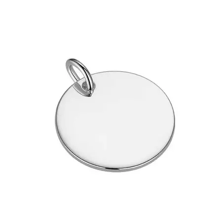 Hopeinen pyöreä laattariipus - Hopeakorut - HMN-PL-12 - 1