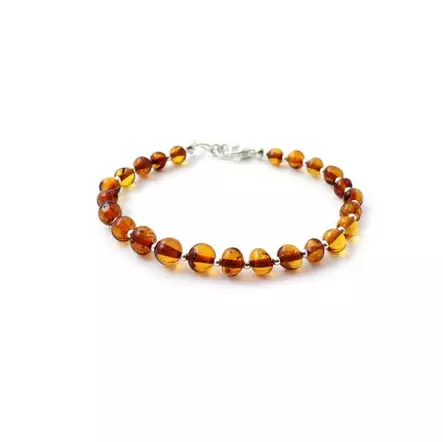 Meripihkarannekoru 5 mm kivet - Hopeakorut - MPK-2 - 1