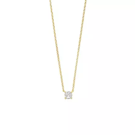 Ti Sento Milano hopeinen kaulakoru 3894ZY - Hopeakorut - 3894ZY-42 - 1