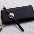 Aarni Clutch-lompakko hirvennahka musta/kulta - Lompakot ja korttikotelot - 6430066270682 - 4