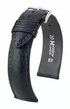 Hirsch Camelgrain nahkaranneke musta L 22 mm - Nahkarannekkeet - 01009050-2-22 - 1