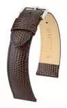Hirsch Rainbow nahkaranneke ruskea L 22 mm - Kellon rannekkeet - 12322610-2-22 - 1