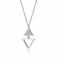 Hopeinen kaulakoru kolmiot - Hopeakorut - HMN092 - 1