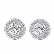 Hopeiset zirkoniakorvakorut 9 mm - Hopeakorut - HME292 - 1