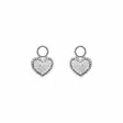 Marmara Sterling roikkuvat hopeakorvakoruhelat sydän - Hopeakorut - KR772 - 1