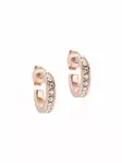 Ted Baker Seenita Crystal Nano Huggy Hoop Earrings In Silver | ASOS