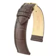 Hirsch Duke Nahkaranneke Ruskea L NQ - Kellon rannekkeet - 01028010NQ-2-22 - 2
