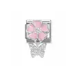 Nomination Classic Pink Flower Butterfly - Muotikorut - 33181402 - 1