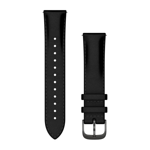 Garmin Quick Release 20mm nahkaranneke musta 010-12932-62 - Garmin rannekkeet - 010-12932-62 - 1