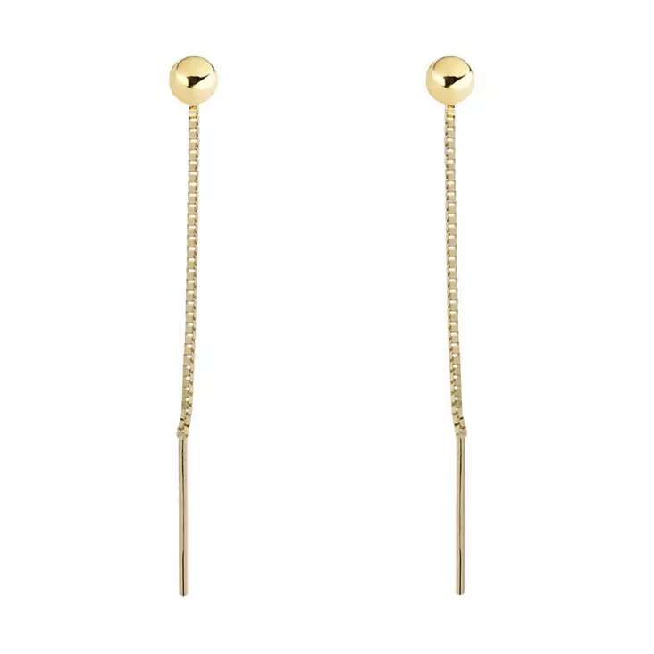 Kultaiset ketjukorvakorut pallo - Kultakorut - 3138062 - 1