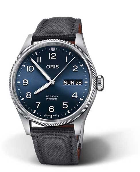 Oris Big Crown ProPilot Day Date 01 752 7760 4065-07 3 22 05LC - Oris miesten rannekellot - 0175277604065-0732 - 1