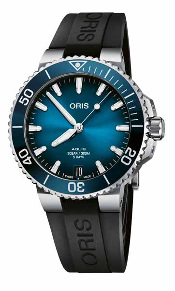 Oris Aquis Date Calibre 400 01 400 7769 4135-07 4 22 74FC - Oris miesten rannekellot - 0140077694135-0742 - 1