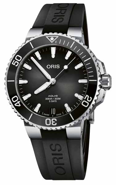 Oris Aquis Date Calibre 400 01 400 7769 4154-07 4 22 74FC - Oris miesten rannekellot - 0140077694154-0742 - 1