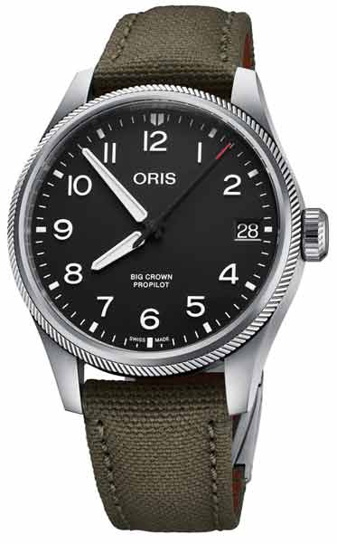 Oris Big Crown ProPilot Big Date 01 751 7761 4164-07 3 20 03LC - Oris miesten rannekellot - 0175177614164-0732 - 1