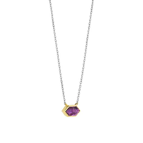 Ti Sento Milano hopeinen kaulakoru 34041PU/42 - Hopeakorut - 34041PU-42 - 1
