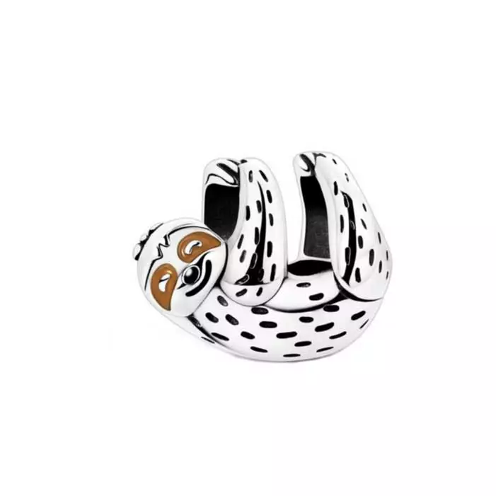 Charmiella hopeahela laiskiainen sloth - Hopeakorut - PA-032 - 1