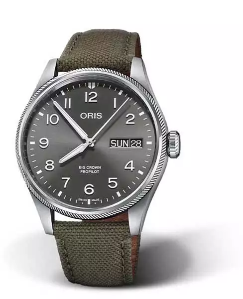 Oris Big Crown ProPilot Day Date 01 752 7760 4063-07 3 22 02LC - Oris miesten rannekellot - 0175277604063-0732 - 1