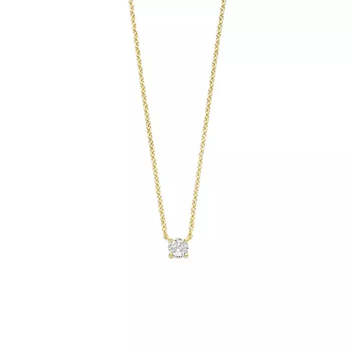 Ti Sento Milano hopeinen kaulakoru 3894ZY - Hopeakorut - 3894ZY-42 - 1