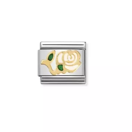 Nomination Classic Valkoinen Ruusu - Muotikorut - 03021403 - 1