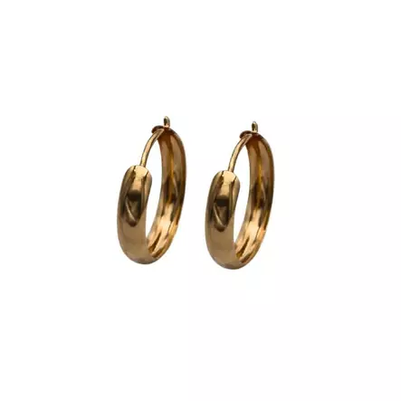 Kultaiset korvarenkaat 2,5 x 12 mm - Kultakorut - HMAU-033 - 1