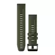 Garmin QuickFit 22mm silikoniranneke sammalenvihreä 010-13111-03 - Garmin rannekkeet - 010-13111-03 - 1