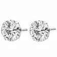 Hopeakorvakorut zirkonianappi 10 mm - Hopeakorut - HME373 - 1