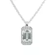 Kohinoor Charleston timanttiriipus vihreä ametisti - Timanttikorut - 983A-611V-08B3 - 1