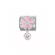 Nomination Classic Pink Flower Round - Muotikorut - 33181403 - 1