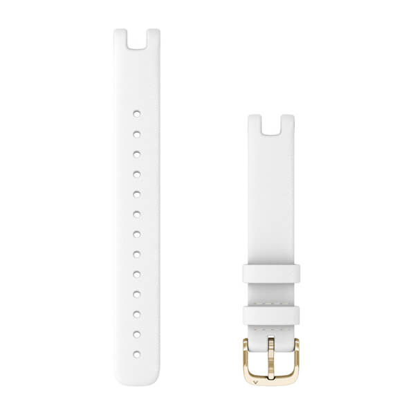 Garmin Lily 14mm nahkaranneke valkoinen 010-13068-A3 - Garmin rannekkeet - 010-13068-A3 - 1