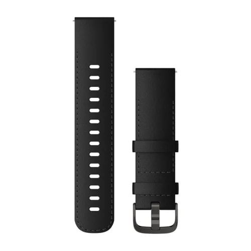 Garmin Quick Release 22mm nahkaranneke musta 010-12932-63 - Garmin rannekkeet - 010-12932-63 - 1