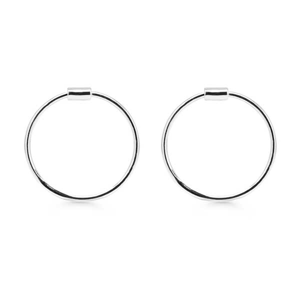 Hopeinen hoitorengas 13 mm - Hopeakorut - HHR-13 - 1