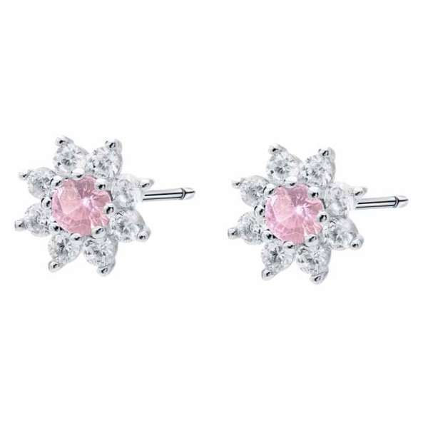 Hopeiset korvakorut kukka - Hopeakorut - HME703 - 1