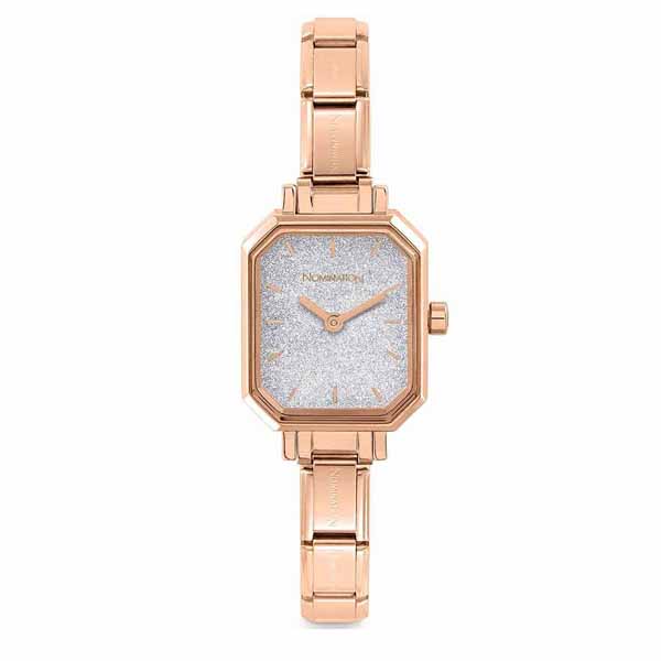 Nomination Time Silver Glitter kello - Muotikorut - 076031023 - 1