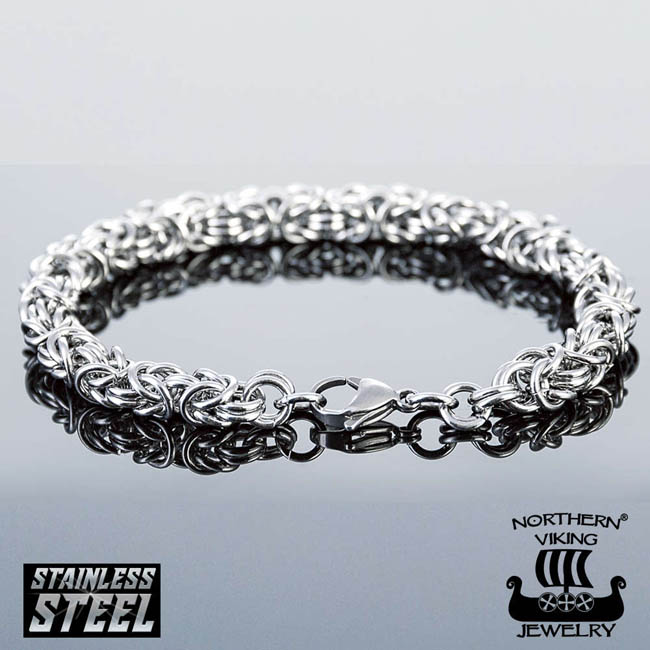 Northern Viking Jewelry Kingchain rannekoru NVJRA003 - Teräskorut - NVJRA003 - 1