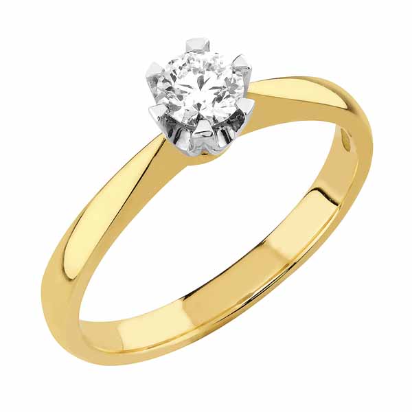 Sandberg Onnenlähde timanttisormus K-2 0,23 ct - Solitaire sormukset - K-2-023 - 1