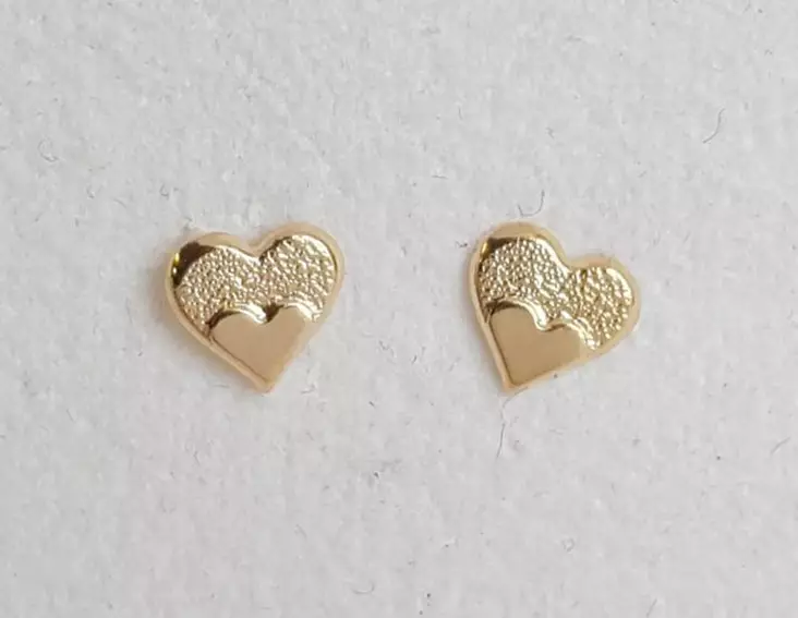 Top Gold Kultakorvakorut Sydän 1013 - Kultakorut - 1013 - 1