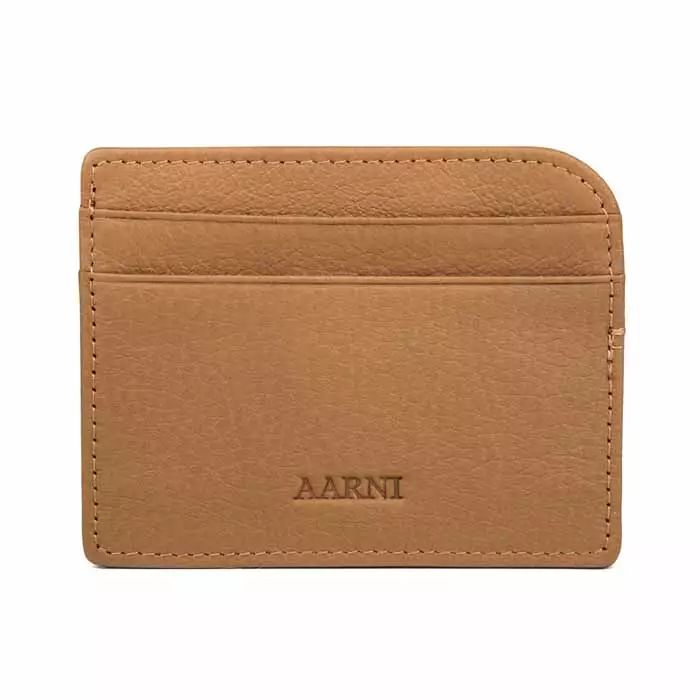 Aarni korttikotelo hirvennahka konjakki - Lompakot ja korttikotelot - 6430066270613 - 1