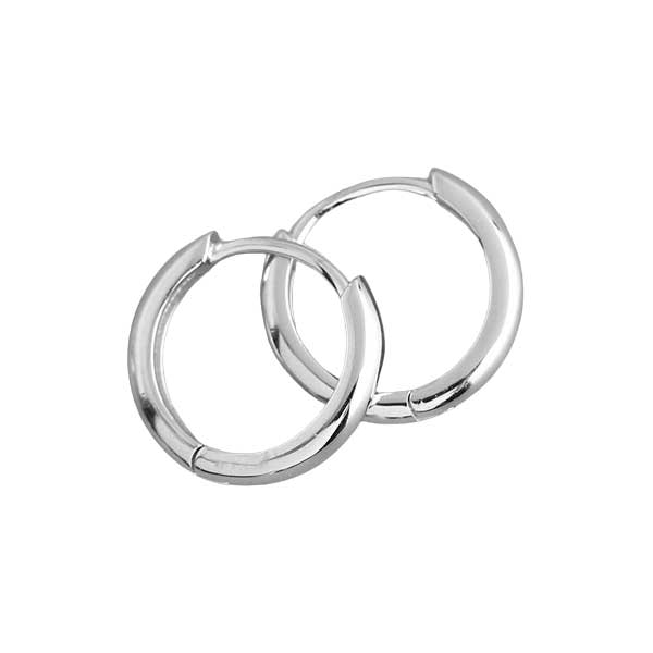 Hopeiset korvarenkaat 13,7 mm - Hopeakorut - HME993 - 1