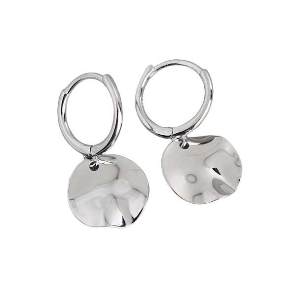 Hopeiset korvarenkaat laatoilla - Hopeakorut - HME963 - 1