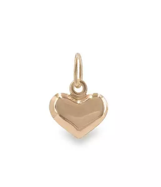 Kultainen sydänriipus 9 mm - Kultakorut - HMAU-003 - 1