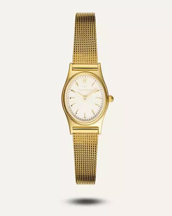 Mockberg Retro Mesh Kullavärinen MB0253 - Mockberg naisten kellot - MB0253 - 1