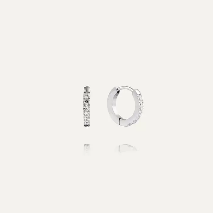 Mockberg Shiny Hoops Small -korvakorut MO293 Hopea - Teräskorut - MO293 - 1