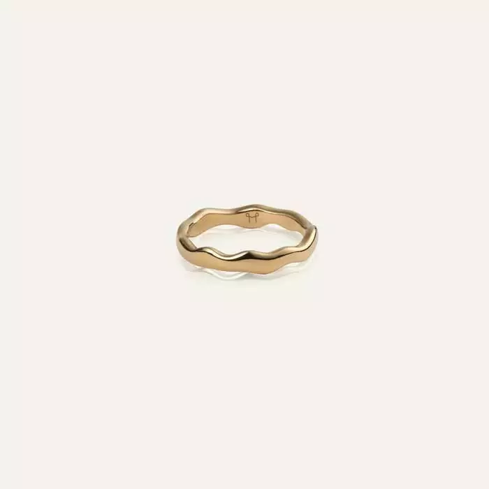 Mockberg Wavy Petite Ring Terässormus - Terässormukset - MB0133 - 1