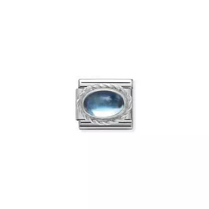 Nomination Classic Silvershine Vaaleansininen Topaasi - Muotikorut - 33050413 - 1