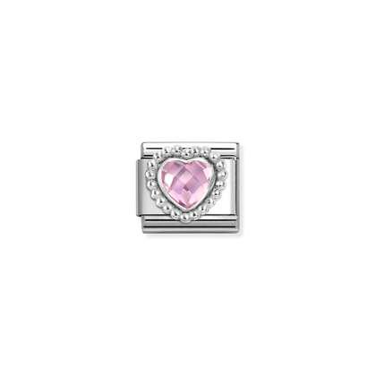 Nomination Silvershine Sydänkivi pinkki - Muotikorut - 330606003 - 1